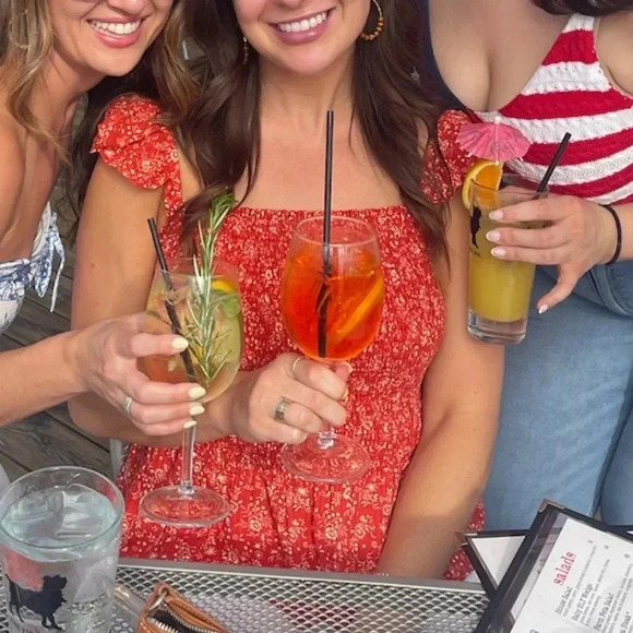 Madewell Lucie Smocked Peplum Top in Piazza Floral - Picture 5 of 5